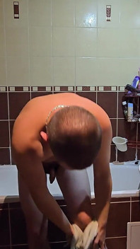 Sexy Guy Showering and Shaving for You - Intimate Solo Moment