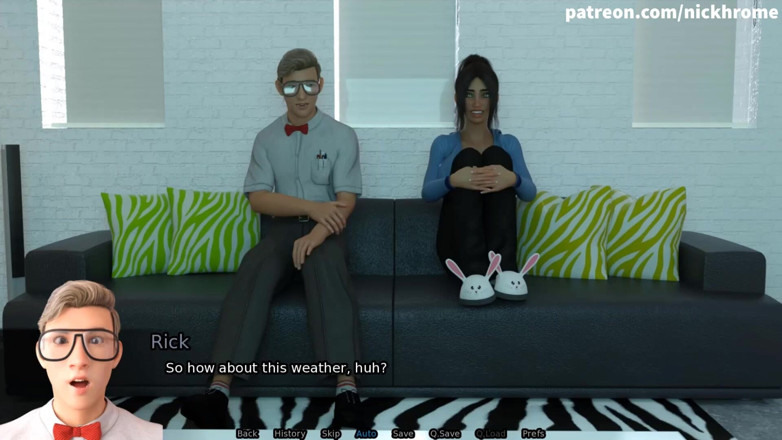Visual Novels: SexBot 52 - movie with classmate