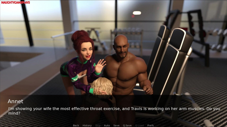 Naughty gameplays: Hotwife # 27 - geile sletvrouw zuigt enorme grote zwarte lul in de...
