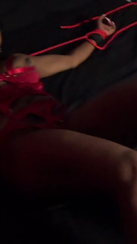 Flower Gets Tied up and Her Beautiful Tits Get Slapped and Whipped