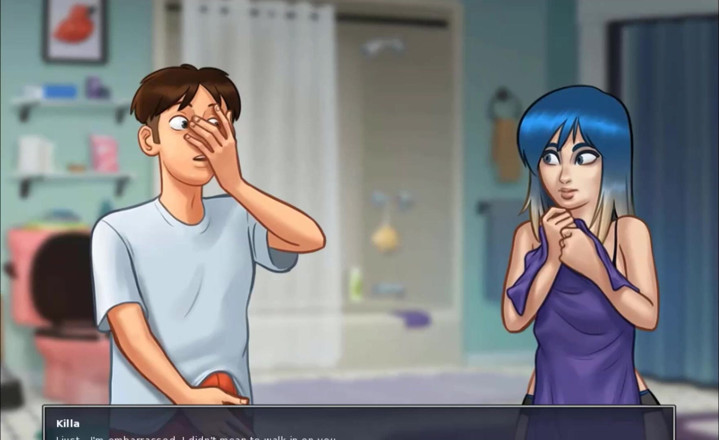 Cartoon Play: Summertime saga parte 251 - duro in doccia
