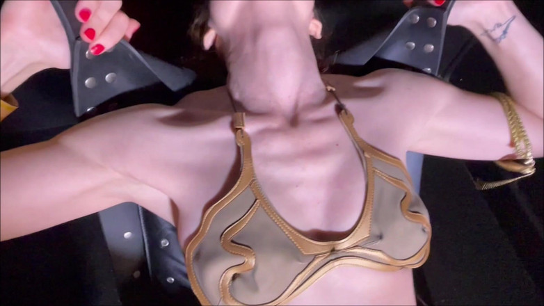 Lily kink: Hvězdné války: princezna Leia otrokyně Darth Vada je ošukána lehkým...