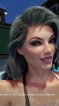 Un beau-fils se fait baiser par la MILF Tatoo - Loin de la maison n° 27 - jeu porno animé
