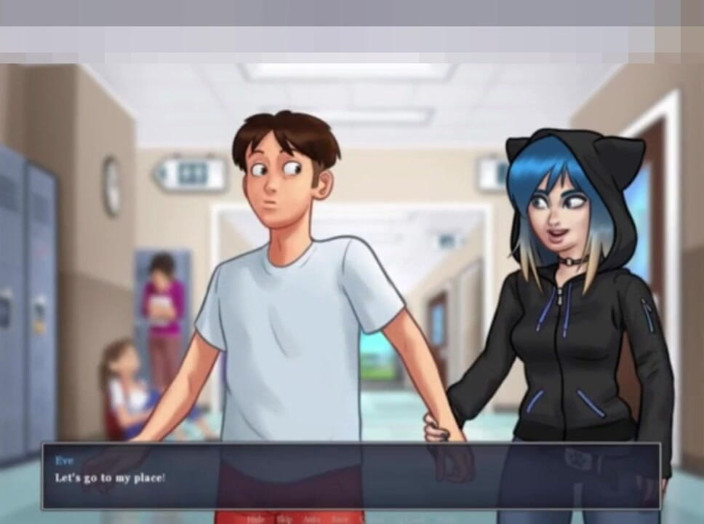 3DXXXTEEN2 Cartoon: They love to be alone at home. 3D porn cartoon sex