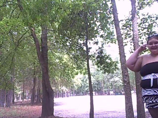 BBW nurse Vicki adventures with friends: Bbw outdoor balloon blow up and pop