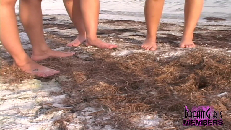 Dream Girls: Three Hotties Get Naked on Their Beach Vacation
