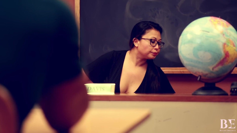 Blush erotica: Asian MILF teacher gets licked down by lesbian student featuring...