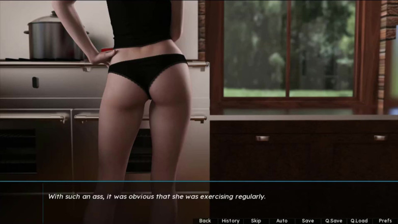 Visual Novels: Summer scent part 4 (stepsister route)