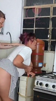 Fucking My Dyke Friend Who Was Washing Dishes