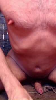 Hurting My Nipples and Balls - Cumming From Stuffed Hole