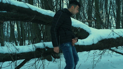 Idmir Sugary: Зимняя дрочка в Snowy Land два раза