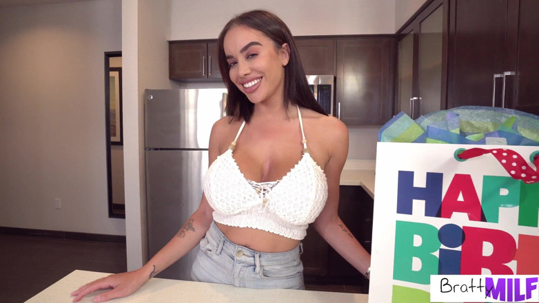 BrattyMilf: Stepmom gave me birthday sex
