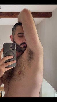 Giving a Sniff to My Hairy Pits After the Gym