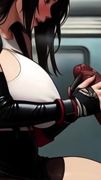 Tifa liebt es, den Midgar Zug zu nehmen