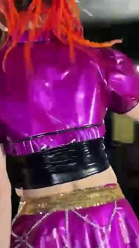Privind fabulos în pvc la Fetish Awards din Marea Britanie