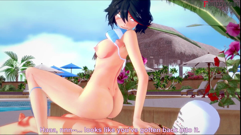 Fantasy king: Ryuko Matoi seksi bikni seks