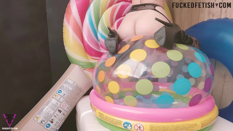 Fucked fetish: POV Pop Inflatable 24'' High Hells Blow