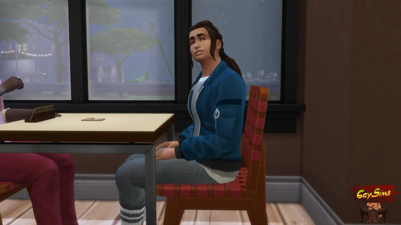 Dirty gay Sims: Zábava s tátovým zvědavým starým přítelem - Wickedwhims