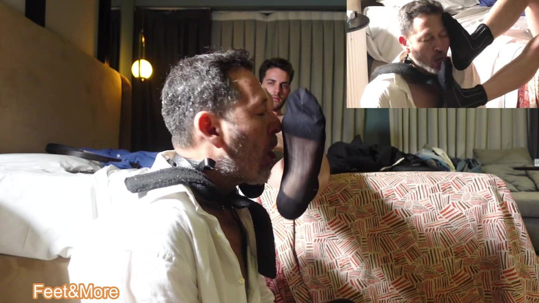 Fer All for pleasure: Sub Fer Worship Boss Sheer Socks