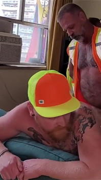Construction Worker Coffee Break Gangbang