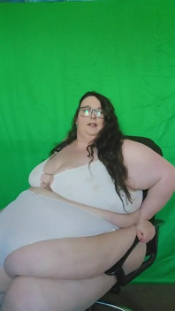 SSBBW Goddess White Panty Try on