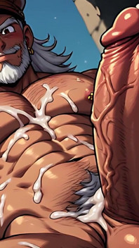 Nude Men Dbz Style Art