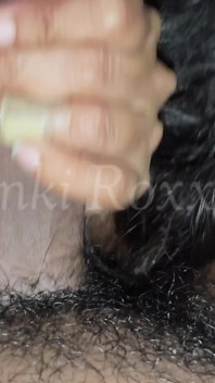 Pinki Roxxxk 14 POV Cumshot in Mouth