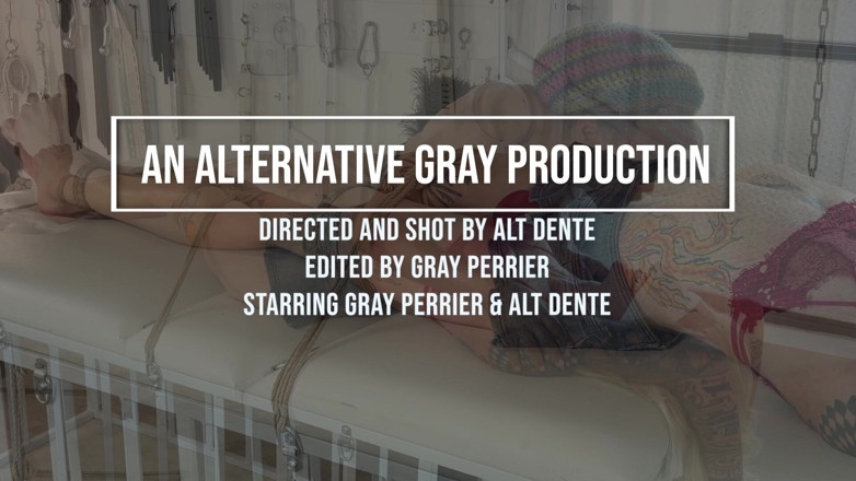Gray Perrier: Diikat dan digelitik - sesi menggelitik yang intens dari ts grey...