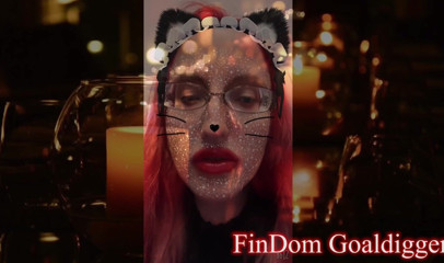 FinDom Goaldigger: Cat shemale princess transformation