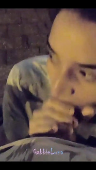 Breakfast in the Street! 18 Year Old Bitch Blowjob Me for Free in the Middle of the Street! (falled on the Net)