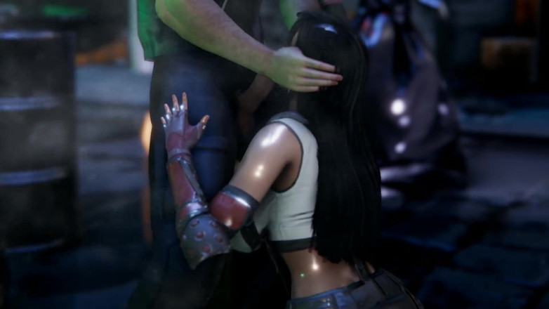 Honey Bttch: Tifa sexy gangbang