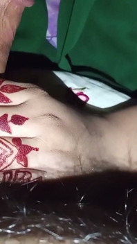 Indian Muslim Hijabi Wife Enjoys with Her Husband