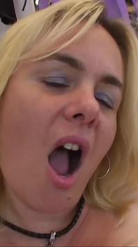 I get horny to fuck fat curvy women like this sexy blonde slut with huge big tits and hot shaved pussy