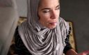 Sammi Starfish: Matură sexy hijabi - muie cu înghițire de spermă