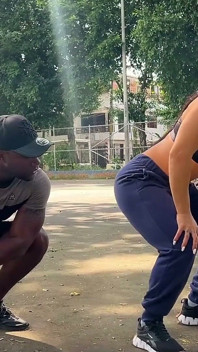 Silvana lee si pelatih super semok ini dientot habis-habisan sama besar pria kulit hitam di taman - xander black