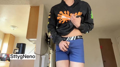 Xooshua (xblue18): 아침에 핫한 18살 아마추어.