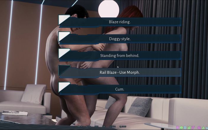 Porny Games: Seducción cybernética por 1thousand - finalmente teniendo sexo con Nina 11