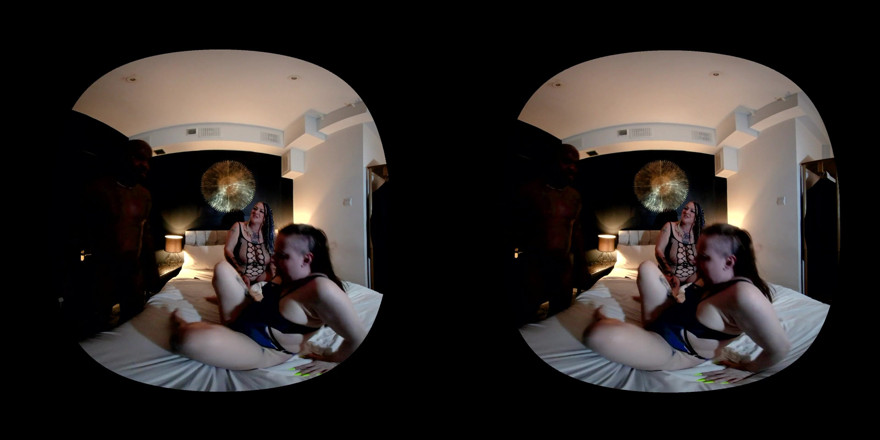 Playhard VR: Livie Blainn Gives Cuckold Training to Ruby Lix