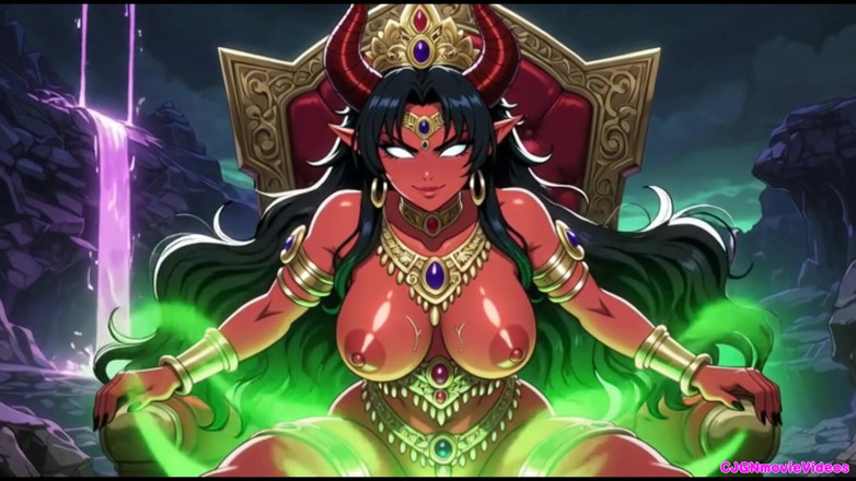 Hot girl dancing: Film, film ratu gua ungu ajaib iblis, animasi ai