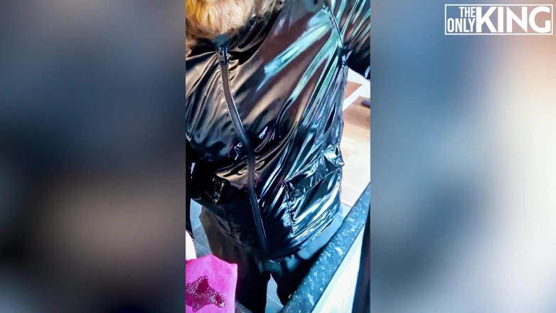 theonlyKING: Karet menunggangi ludah sepatu bot bersinar dan polandia