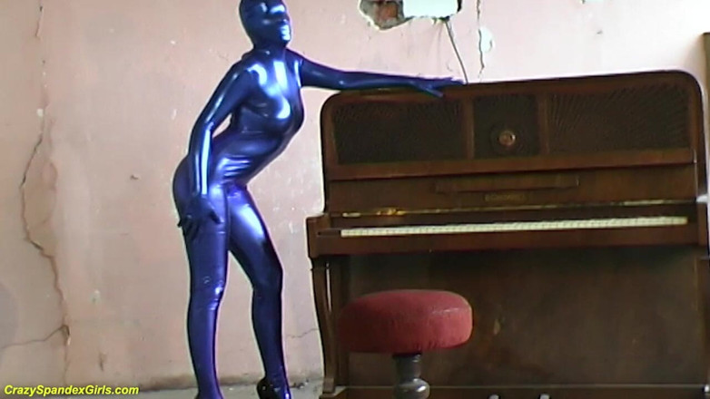 Kelly in spandex: Fullbody Catsuit with Renata