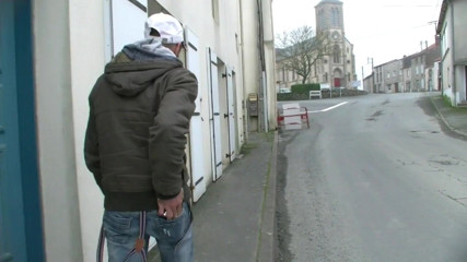 Raw French Bad boys: Twink fucked by straight boy curious
