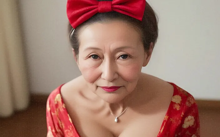 AI Porn: Mature Asian Granny Cgi