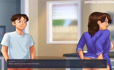 Cartoon Universal: Summertime Saga bahagian 34 (submisif Portugis)