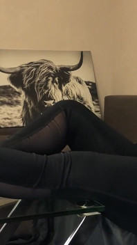 Dirty White Sneaker Worship - Smelly Socks in Face with Valeria Night (side View)