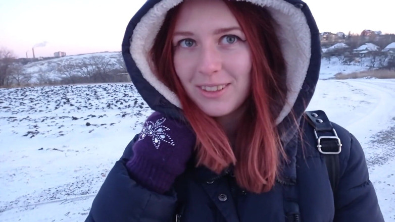 SweetAndFlow: Outdoor-sex im winter - typ fickt mich hart