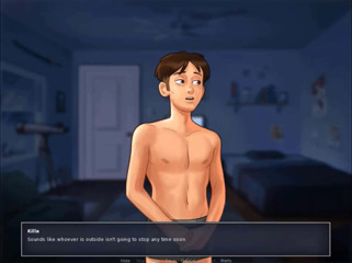 Cartoon Play: Summertime Saga part 92 - dua MILF panas dengan buah dada besar...