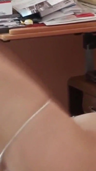 Stepbrother Gives Me Two Big Cumshots on My Ass After Masturbating