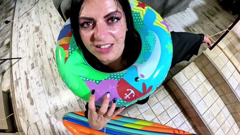 MilfyCalla: Dominant Witch Inflatable Fetish. Deepthroat, Doggy Creampie, Popping and Intense...