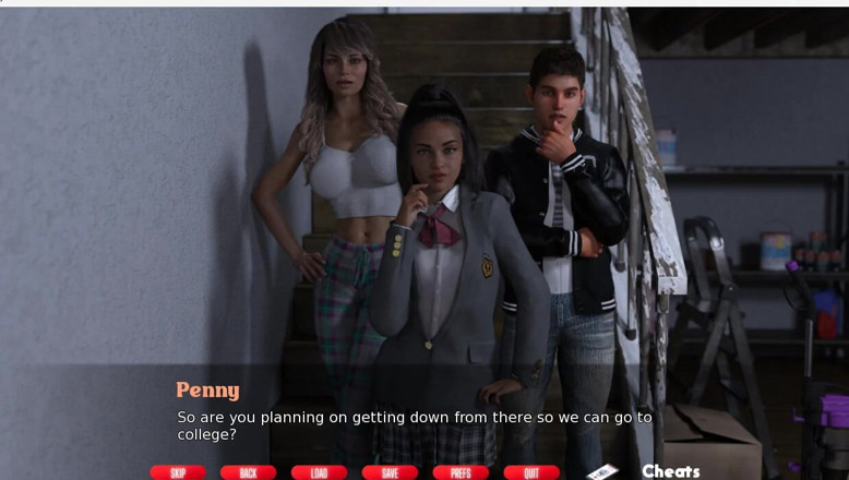 XXX Games Bunk: Naughty Neighbor - Gameplay - Roleplay - Landlady Exposed Herself in Towel, Teen...